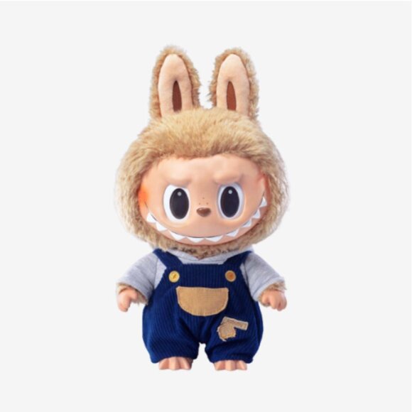 Labubu Time to Chill Vinyl Plush Doll - Brown and Blue - Picture 2 of 13